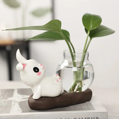 Hydroponic Rabbit Plant Vases
