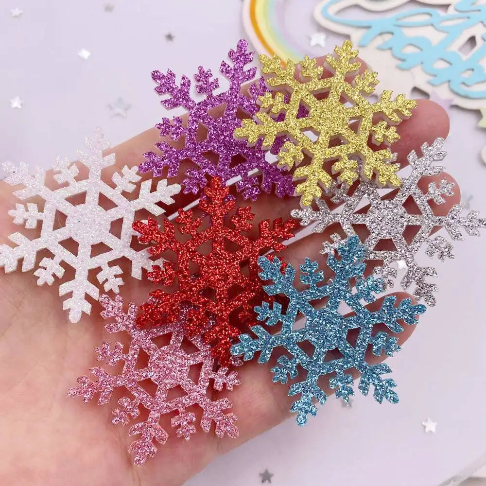 Glitter Christmas Snowflakes