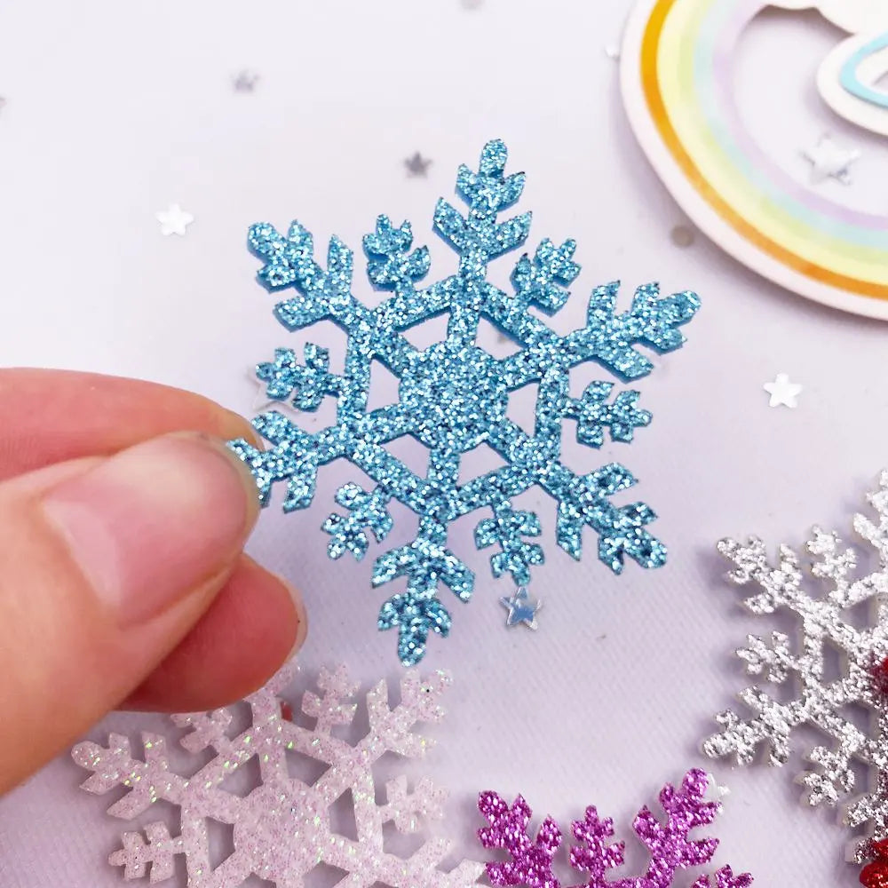 Glitter Christmas Snowflakes